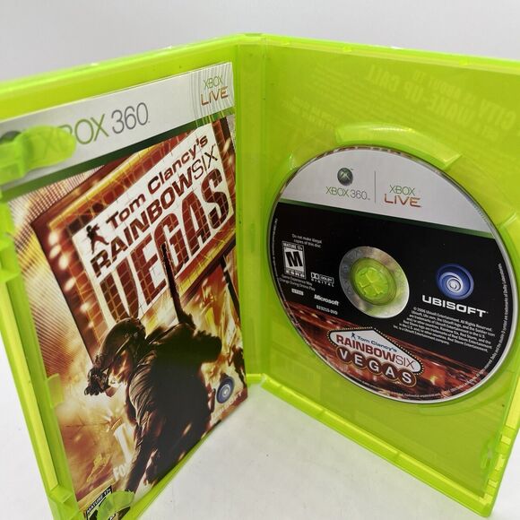 Tom Clancy's Rainbow Six: Vegas (Microsoft Xbox 360, 2006) Complete With Manual - Picture 5 of 8